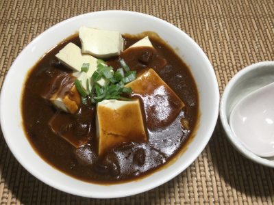 豆腐でカレー