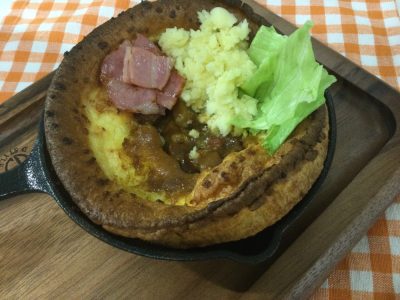 カレーでダッチベイビー